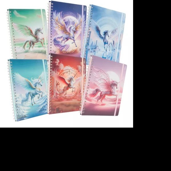 CUADERNO BOOK UNICORNIO PRINTAFORM RAY ESP.100H. C.12